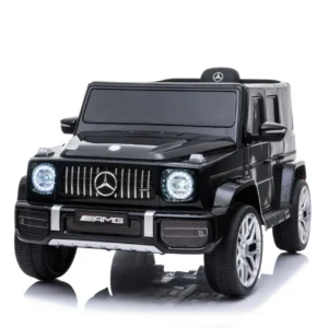 Mercedes-Benz AMG G63 Negru – Mașinuță electrică oficial licențiată pentru copii (12V, 2 motoare de 30W)